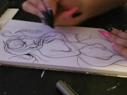 Drawing In My Underwear 5/16