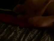 Wife loves fucking girl next door with the internal dildo