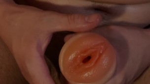 GUY HAS A NEW SEXY TOY