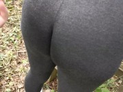 Ass spanking in public while wearing spandex - Trailer