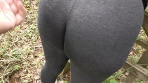 Ass spanking in public while wearing spandex - Trailer