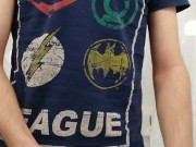 Wanking in hotel bathroom 2/16