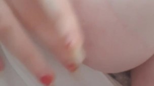 Bouncing boobs, playing with myself