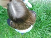 Japanese Kitty ❤️ 19 Year Old JAV Teen Gives Blowjob in Public UNCENSORED 11/16