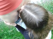 Japanese Kitty ❤️ 19 Year Old JAV Teen Gives Blowjob in Public UNCENSORED 15/16