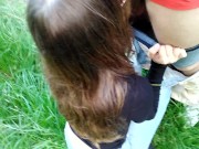 Japanese Kitty ❤️ 19 Year Old JAV Teen Gives Blowjob in Public UNCENSORED 4/16