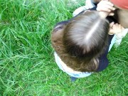 Japanese Kitty ❤️ 19 Year Old JAV Teen Gives Blowjob in Public UNCENSORED 7/16