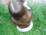 Japanese Kitty ❤️ 19 Year Old JAV Teen Gives Blowjob in Public UNCENSORED 8/16