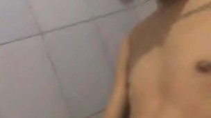 MASTURBATING and CUMMING BEFORE TAKING A SHOWER