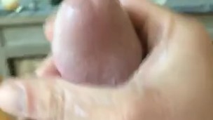 White solo hand-job
