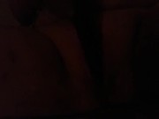 Wife playing with self 