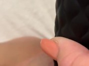Cumming hard from vibrator 