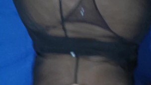 Fucking my sexy girlfriend, blowjob, doggy style and cum on their thongs!