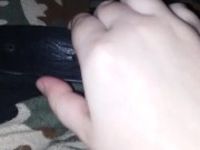 Jerking Off, Bound, and Spanking While Moaning For Daddy