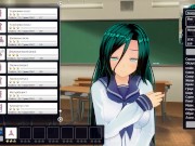3D HENTAI schoolgirl masturbates in the classroom 3/16