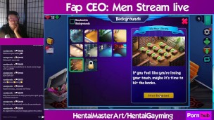 No pain no gain! Fap CEO Men stream #15 W/HentaiGayming