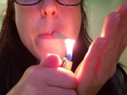 Nerdy Milf Pissing into A Wad of TP Before bed 1/16