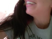 Nerdy Milf Pissing into A Wad of TP Before bed 13/16