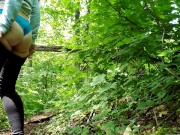 Smoking Hiker Puts On A Menstrual Pad 11/16