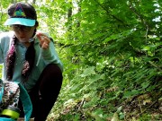Smoking Hiker Puts On A Menstrual Pad 14/16