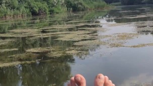 The vicinity of the island.