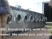 Helena Price - College Campus Laundry Flashing While Washing My Clothing!