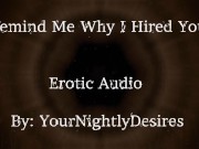 Interview Part 2 Why Did I Hire You? [Spanking] [Kissing] [Office Sex] (Erotic Audio for Women)