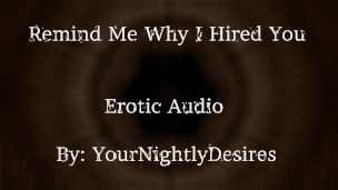 Interview Part 2 Why Did I Hire You? [Spanking] [Kissing] [Office Sex] (Erotic Audio for Women)