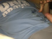 Shooting my load in my mates bed 14/16