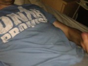 Shooting my load in my mates bed 7/16