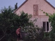 The hot day ended with watering the garden. 11/16