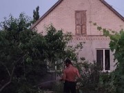 The hot day ended with watering the garden. 9/16