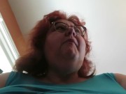 Gum chewing and blowing by Naughty Nurse Vicki 11/16