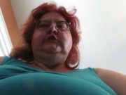 Gum chewing and blowing by Naughty Nurse Vicki 15/16