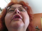 Gum chewing and blowing by Naughty Nurse Vicki 5/16