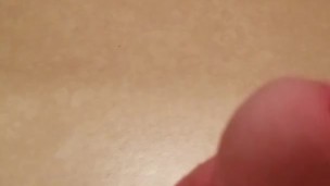 Stroking my big dick and moaning until I cum