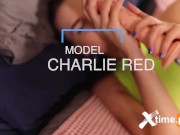 Ohnivá zrzka testuje nové dildo 1/16