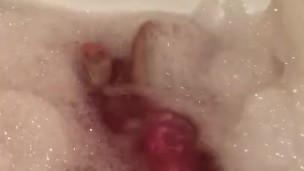 Wet and Bubbly Toes Need A Sucking