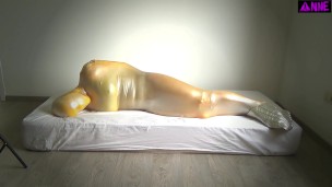 Mermaid self bondage challenge