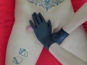 FAT chunky DICK Tattooed Straight guy Waxing / OnlyFans SKYSUGARING 1/16