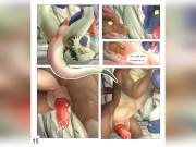 [2D Комикс] Фурри Драконы Мужская Оргия 12/16