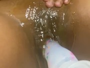 Sweet Honey Pussy Rub and Confetti Dildo 2/16