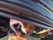 Выебал незнакомку в машине посреди поля 4/16