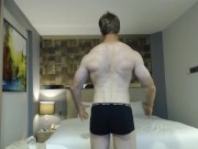 Posing bedroom Hotelroom fly over