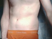 Rubbing my nipple with toothbrush and cumming 12/16