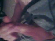 Ripping my cock from my CK boxers and shooting load 14/16