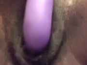 Vibrating dildo makes me squirt for you 