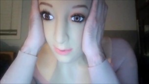 Cecile's Night Pt4! Unmasking from female silicone mask Cecile!