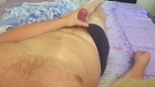 Young guy masturbate and dirty talk