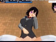 3D HENTAI POV schoolgirl rides your dick 7/16